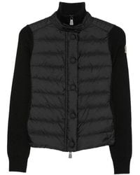 Moncler - Quilted Mock Collar Jacket - Lyst