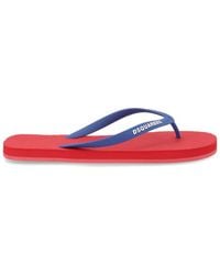 DSquared² - Logo Flip Flop Slippers - Lyst