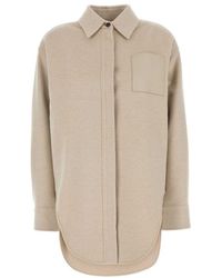 Loewe - Sand Flannel Shirt - Lyst