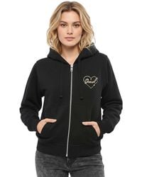 DIESEL - Logo Zipper Hoodie - Lyst