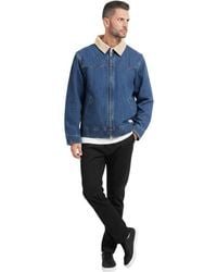 HUGO - Shirt Collar Denim Jacket - Lyst