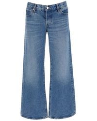 FRAME - Dark Flared High Rise Jeans - Lyst