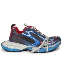 Balenciaga - Multi Color Lace Up Sneakers - Lyst
