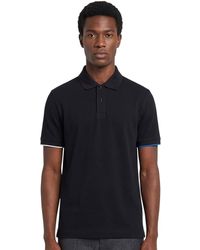 BOSS - Solid Shirt Collar Polo - Lyst
