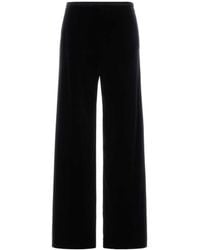 Alberta Ferretti - Flared Flat Front Pant - Lyst