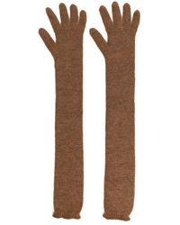 Max Mara - Knitted Long Gloves - Lyst