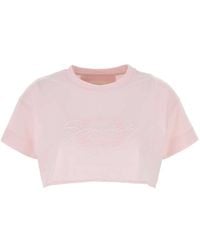 Givenchy - Pastel Cotton Crop-Top - Lyst