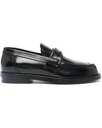 McQueen - Seal Leather Loafers - Lyst