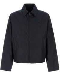 Prada - Dark Regular Jacket - Lyst