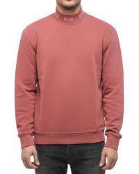 DIESEL - Mock Collar Sweatshirt - Lyst