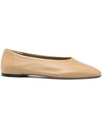 TOTEME - Slip Leather Ballets - Lyst