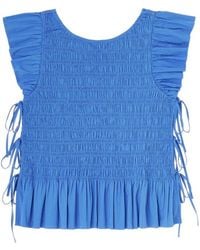 Ganni - Organic Cotton Top - Lyst