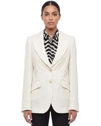 Stella McCartney - Solid Peaked Lapel Blazer - Lyst