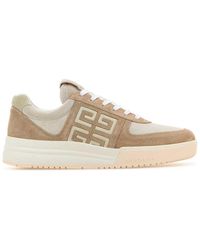 Givenchy - Two-Tone Suede G4 Sneakers - Lyst