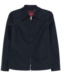 Gucci - Logo Shirt Collar Blazer - Lyst
