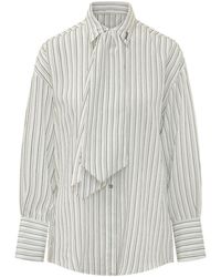 Pinko - Stripes Oversized Shirt - Lyst