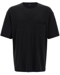 Lemaire - Cotton And Silk T-Shirt - Lyst
