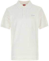KENZO - Solid Shirt Collar Polo - Lyst