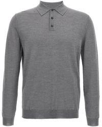Zanone - Solid Polo Shirt - Lyst