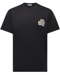 Moncler - Crew Neck T-Shirt - Lyst