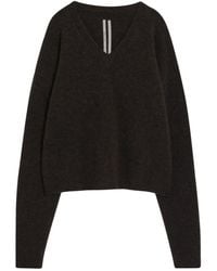 Rick Owens - Tommy V Neck Jersey - Lyst