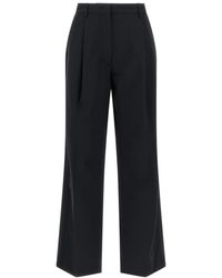 THE LATEST - Relaxed Pleated Pants - Lyst