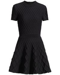 Balmain - Flared Mini Dress - Lyst