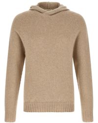 Ma'ry'ya - Relaxed Knitted Hoodie - Lyst