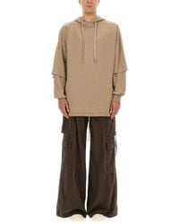 Rick Owens - Oversized Solid Hoodie - Lyst