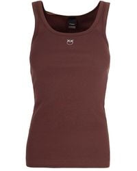 Pinko - Solid Round Neck Top - Lyst