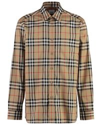 Burberry - Regular Check Shirt - Lyst