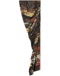 AZ FACTORY - Multi Color Side Slit Long Skirt - Lyst
