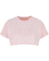 Givenchy - Pastel Cotton Crop-Top - Lyst