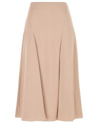 Fendi - Silk Skirt - Lyst