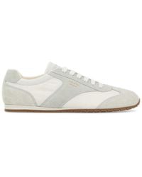 Prada - Two-Tone Logo Sneakers - Lyst