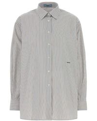 Prada - Regular Stripes Shirt - Lyst