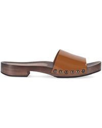 Miu Miu - Patent Leather Clogs - Lyst