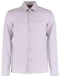 Gucci - Wool Gabardine Slim-Fit Shirt - Lyst