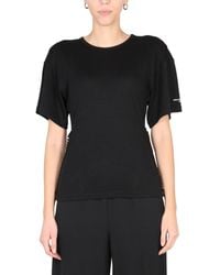 Stella McCartney - Crew-Neck T-Shirt With Chain Detail - Lyst