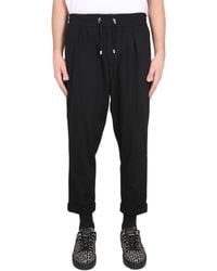 Balmain - Relaxed Fit Wool Pants - Lyst