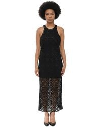 Off-White c/o Virgil Abloh - Crochet Halter Neck Midi Dress - Lyst