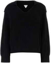 Bottega Veneta - Stretch Cotton Blend Polo - Lyst