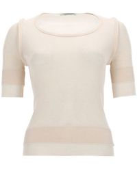 Lemaire - Solid Scoop Neck Top - Lyst