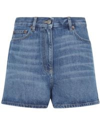 Valentino - Solid Shorts - Lyst