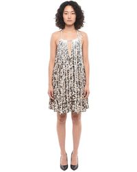 Stella McCartney - Floral Halter Neck Mini Dress - Lyst