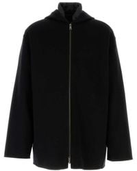 Prada - Black Silk Padded Jacket - Lyst
