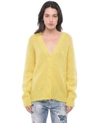 DSquared² - Knitted V Neck Cardigan - Lyst