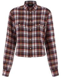 DSquared² - Slim Checks Shirt - Lyst