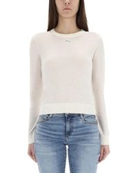DIESEL - Solid Crew Neck Sweater - Lyst