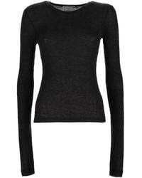 JW Anderson - Solid Crew Neck Top - Lyst